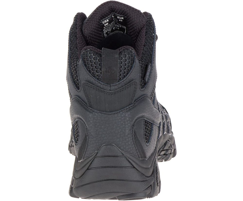Merrell Boots Black - Moab 2 Mid Tactical Waterproof - Womens 73NHDQSAF